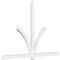 Ekena Millwork Redmond Architectural Grade PVC Gable Bracket, 96"W x 64"H x 2"D x 4"F, 16/12 Pitch GBP096X64X0204RED00 - alternate 1